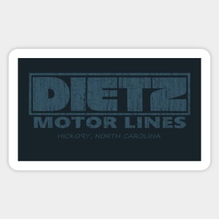 Dietz Motor Lines Sticker